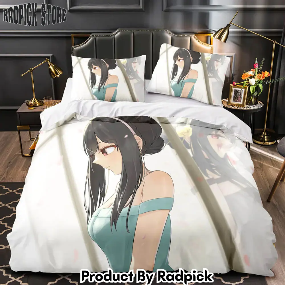 Spy x family bedding set quilt duvet cover bed sheet for room decoration  rp0429142